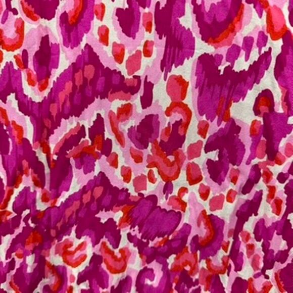 Umgee Medium Pink Wide Leg Full Flowy Pants Elastic Waist Resort Vacation Beach - Picture 4 of 8